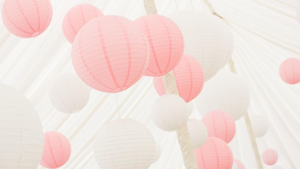 Pretty Pink Paper Lanterns | Hanging Lantern Company
