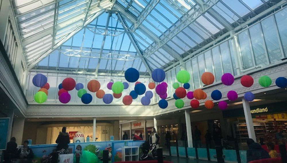 Camberley Shopping Centre Lanterns