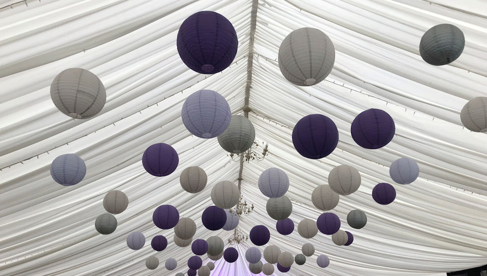 Kingston Bagpuize House Wedding Lanterns
