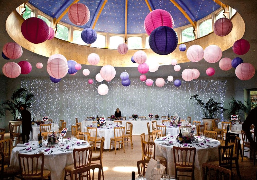 Lanterns at The Matara Centre in Gloucestershire
