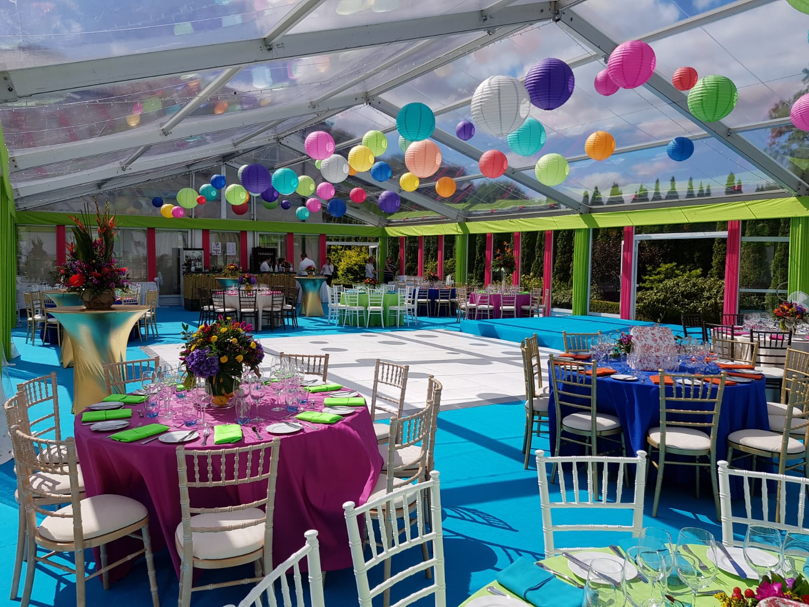 Pavilion Marquees Paper Lantern Canopy