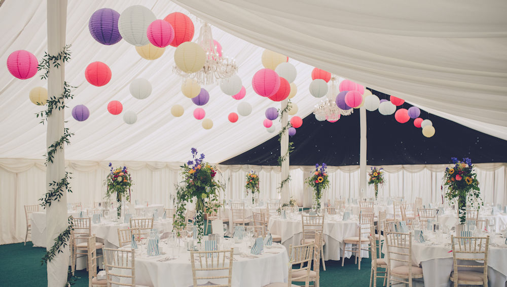 Rectory Farm Wedding Lantern Canopy