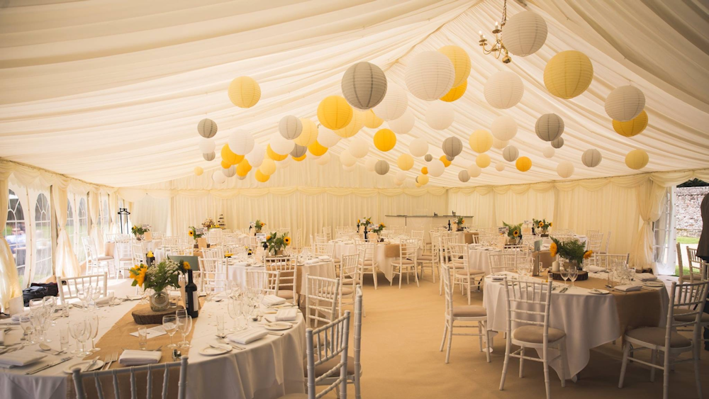 Slaugham Place Paper Lantern Installation