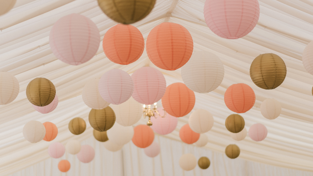 Squerryes Court Pastel Lantern Canopy
