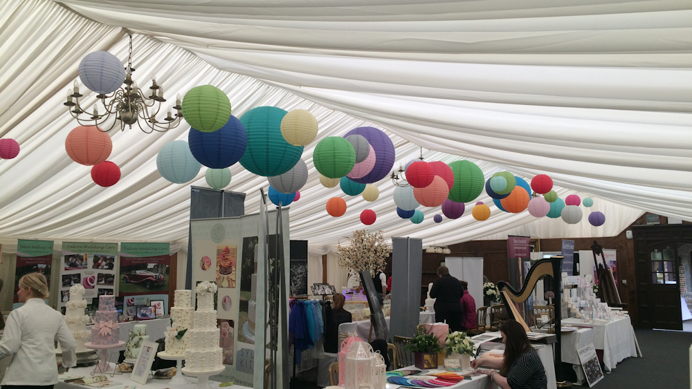 Extra Large Paper Lanterns Impress at Broyle Place Open Day