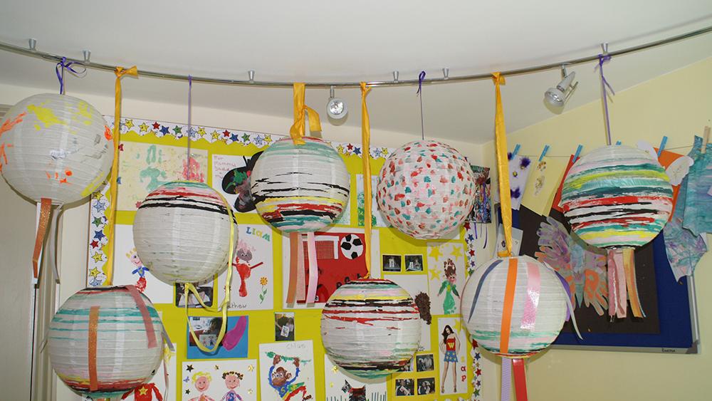 Chinese Lanterns at Chestnut Tree House