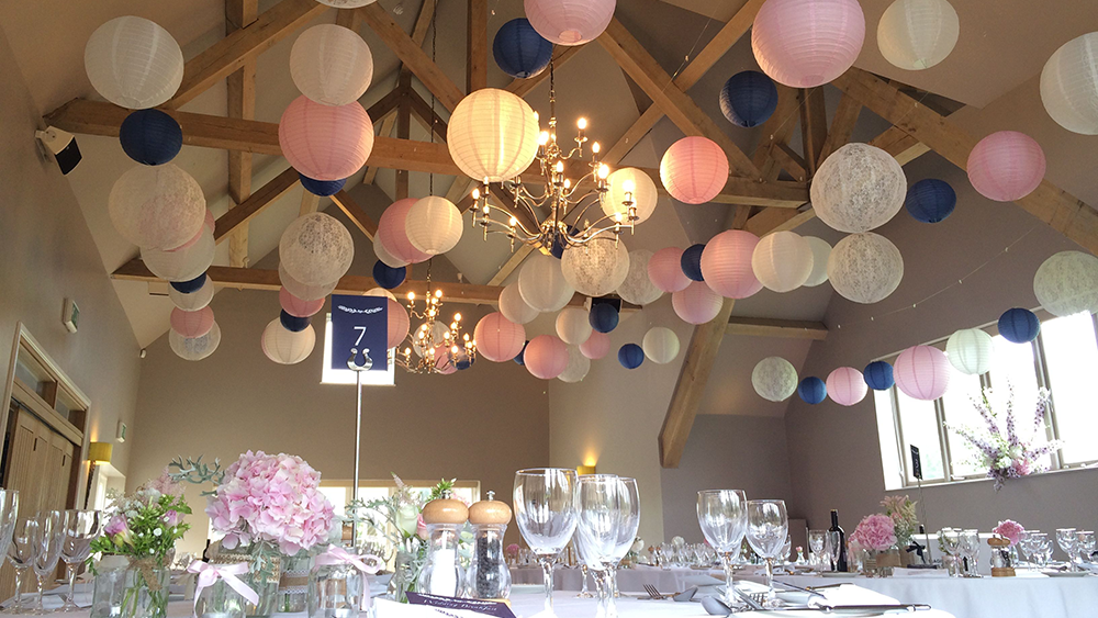 2016 Pantone Colours of the Year inspire wedding lantern styling