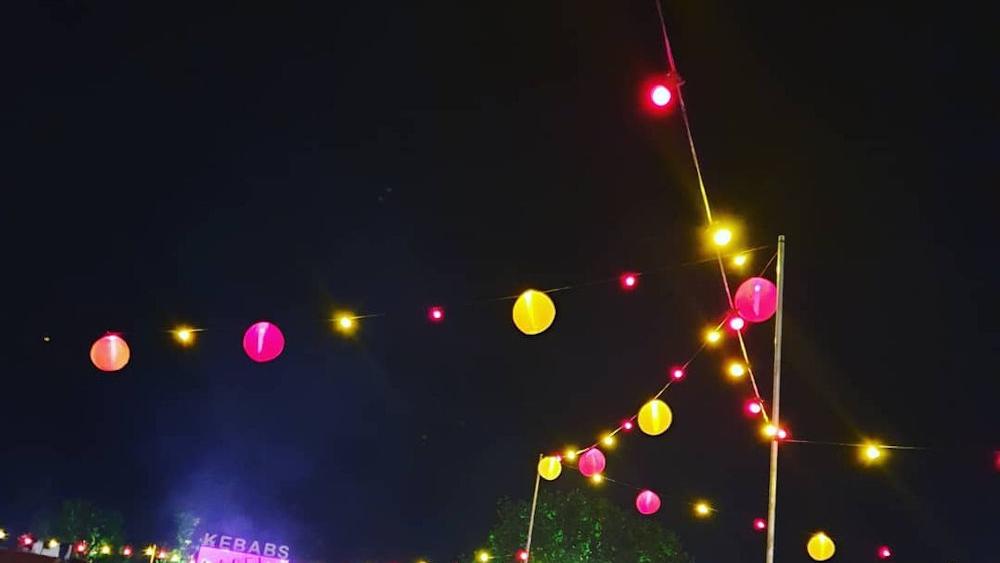 Outdoor Lanterns at Latitude Festival