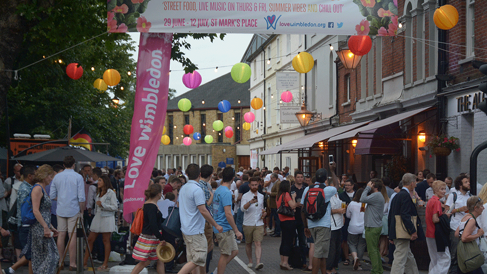 Our outdoor lanterns brighten Wimbledon during the tennis