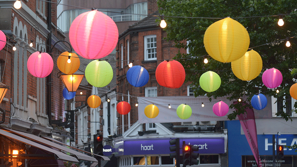 Our outdoor lanterns brighten Wimbledon during the tennis