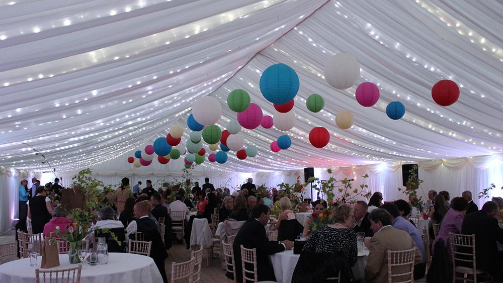 Our Party Lantern Decorations at the Mad Hatters Tea Party - Alice in Wonderland