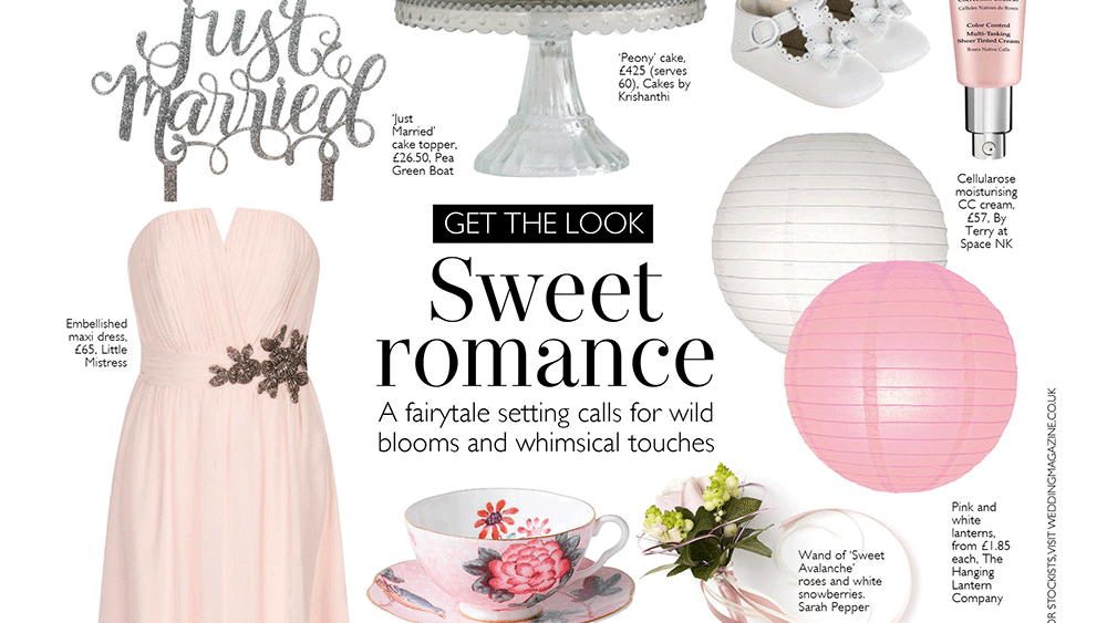 Hanging Lanterns in Wedding Flowers Magazine