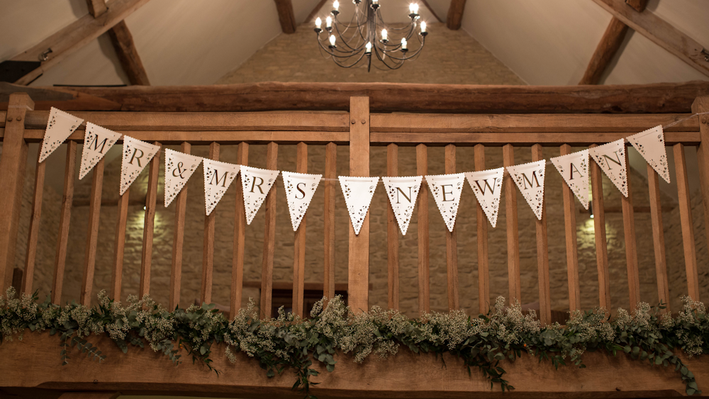 Sarah and Tim's Autumn Wedding at Kingscote Barn
