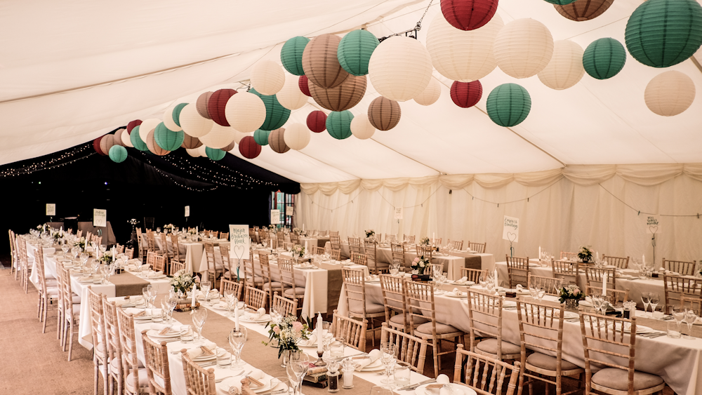 Autumnal Paper Hanging Lanterns