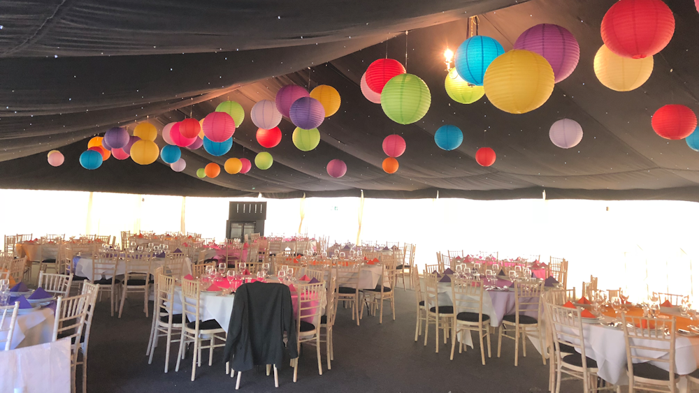 Lanterns are perfect for a Bollywood Party