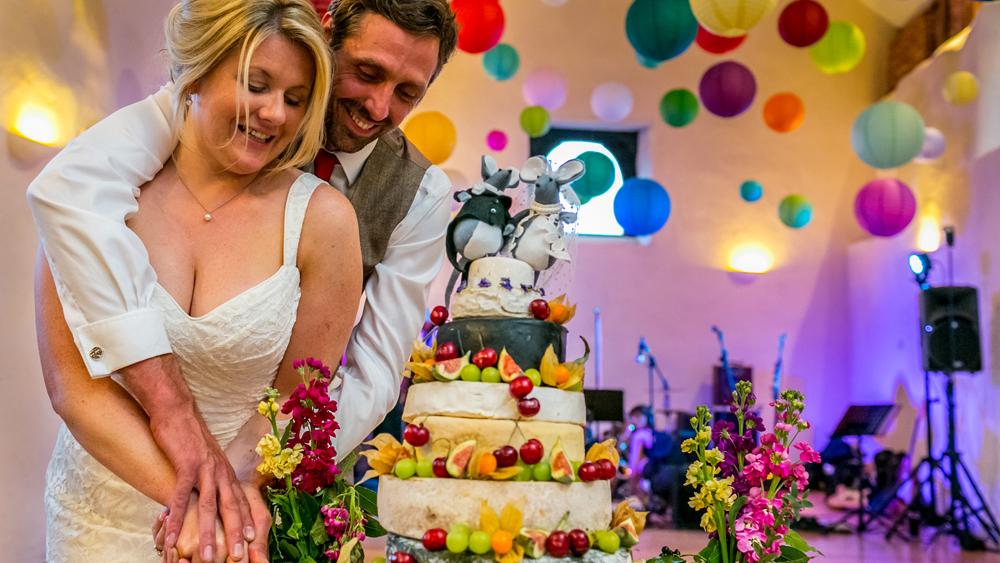 Dan & Rhi's lantern canopy - Real Wedding