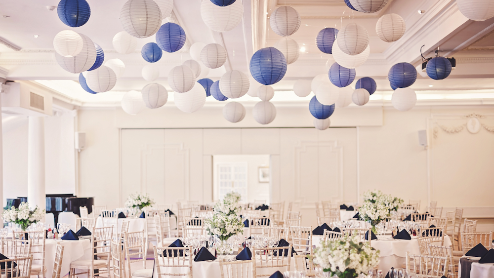 Blue and Dove Grey Lanterns WOW