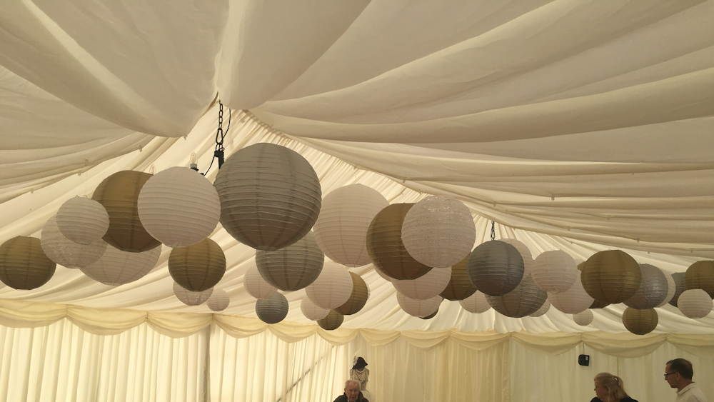 Gatsby Paper Lanterns at Swallows Oast