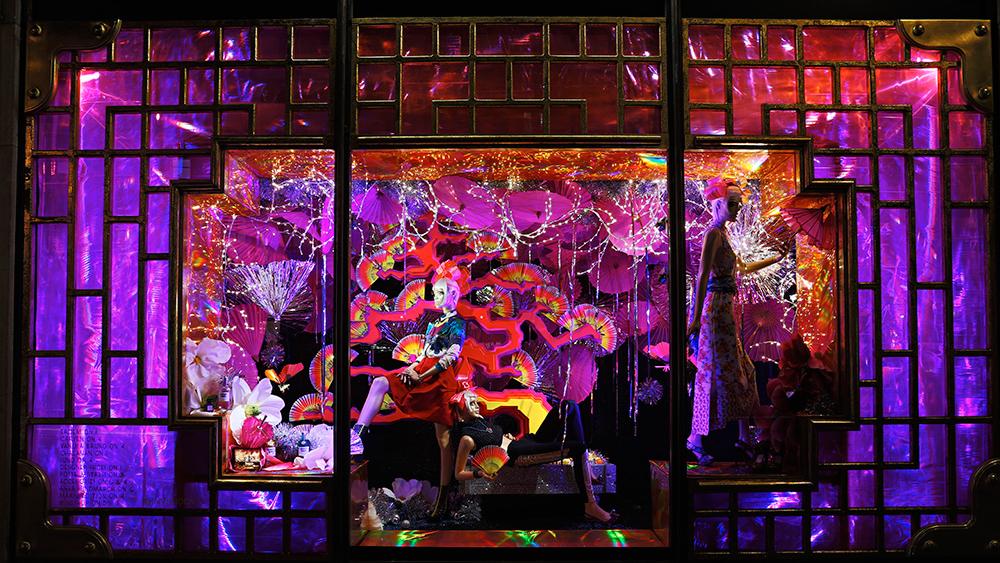 Harvey Nichols Christmas Window Displays