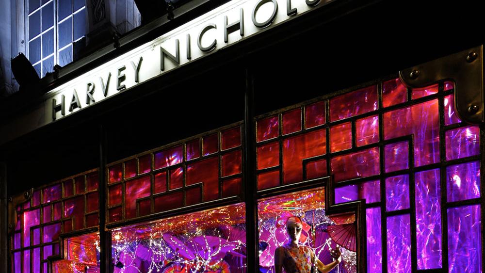 Harvey Nichols Christmas Window Displays