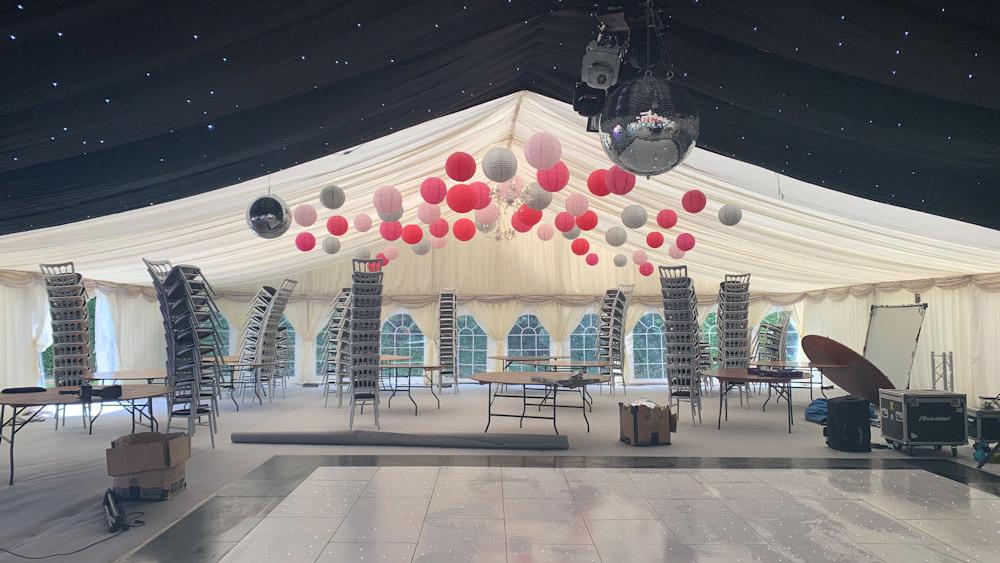 Paper Lanterns at Brambletye School