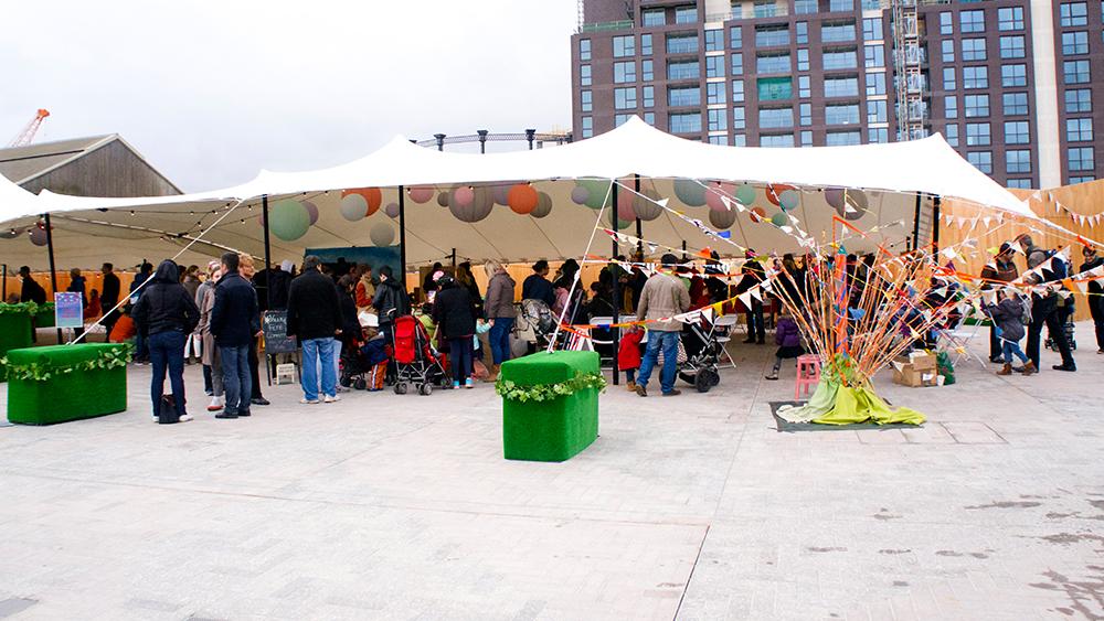 Kings Cross Spring Fete Marquee Lanterns