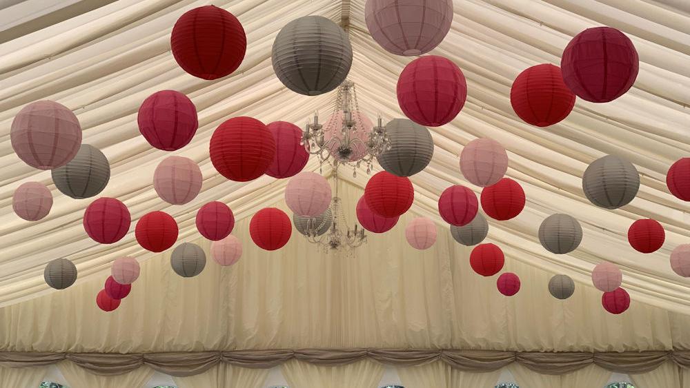 Paper Lanterns at Brambletye School