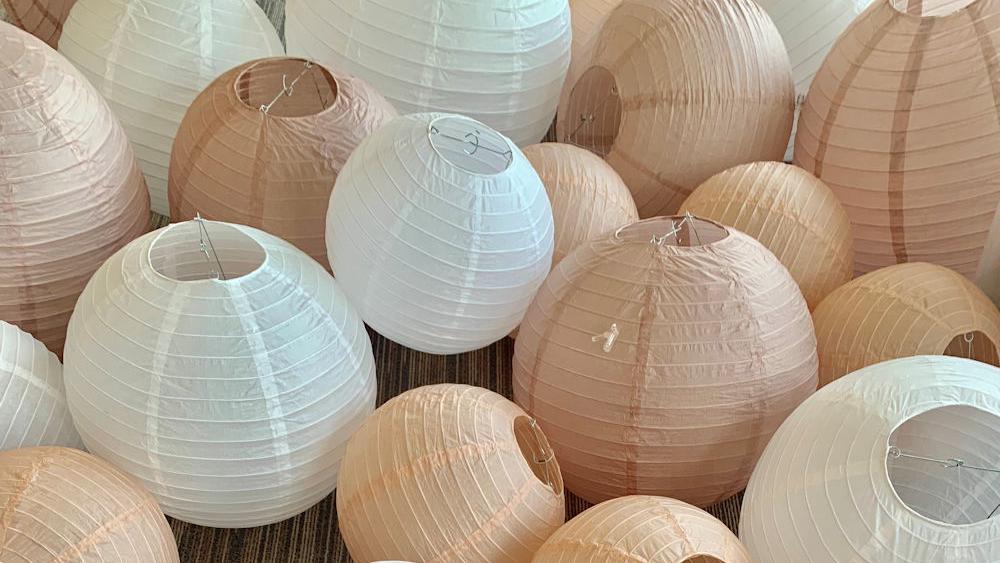 Paper Lanterns at the Cotswolds Hotel and Spa