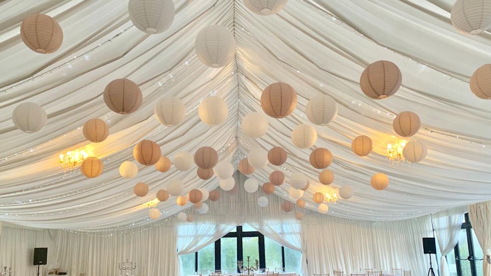 Paper Lanterns at the Cotswolds Hotel and Spa