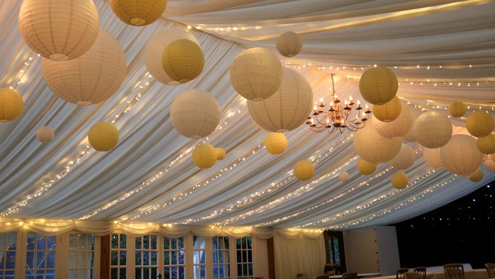 Paper Lanterns at Broyle Place Farm