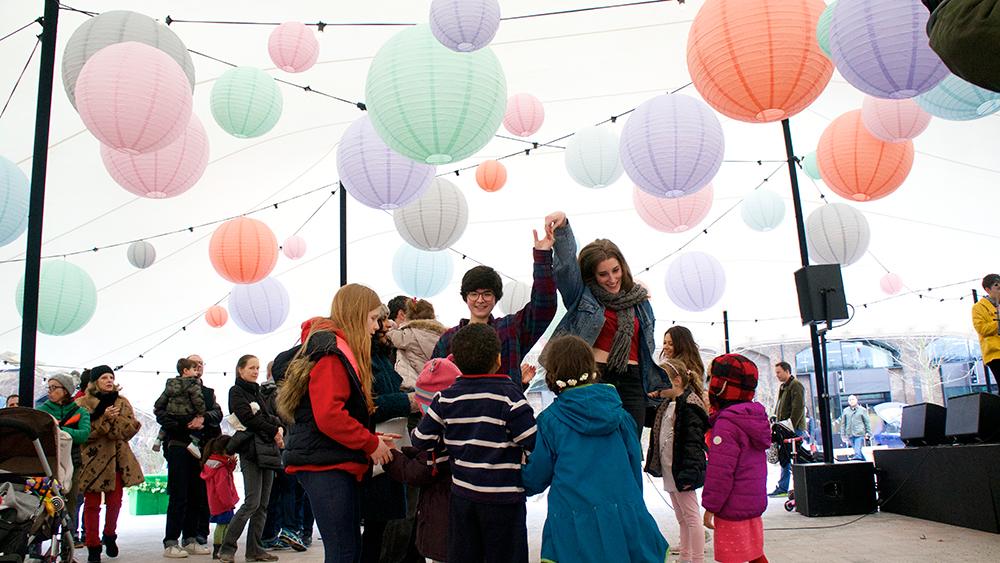 Kings Cross Spring Fete Marquee Lanterns