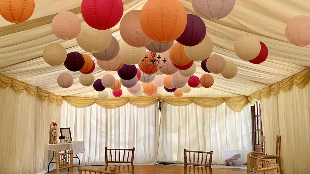 Pop of Colour added by Paper Lanterns