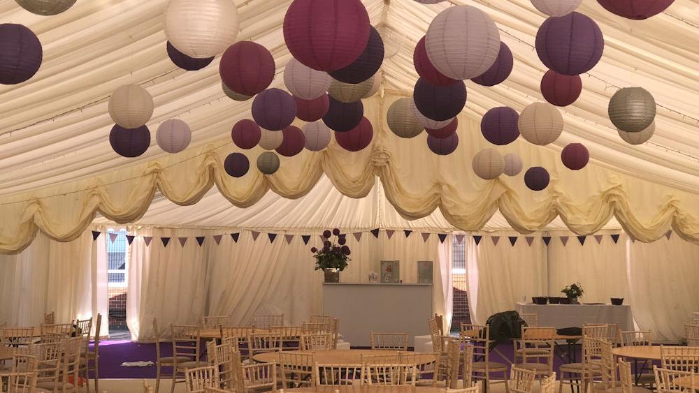 Putney High School use Purple and Silver Lanterns