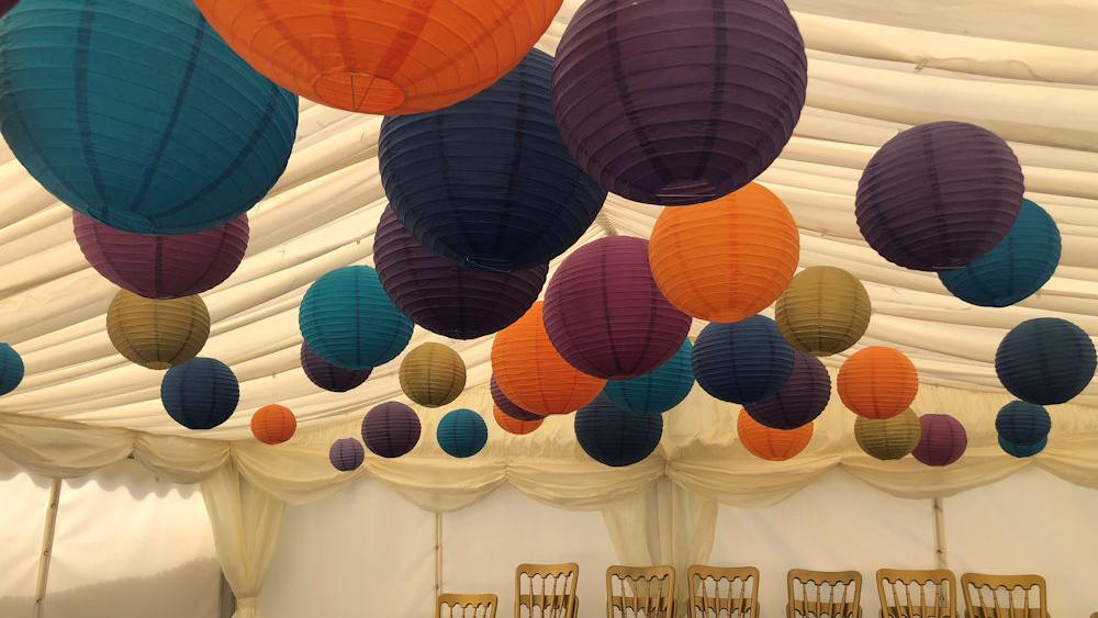 Indian Wedding Celebrations with Lanterns