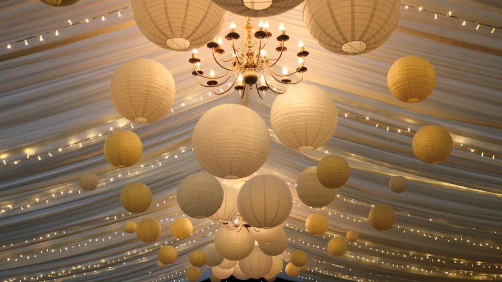 Paper Lanterns at Broyle Place Farm