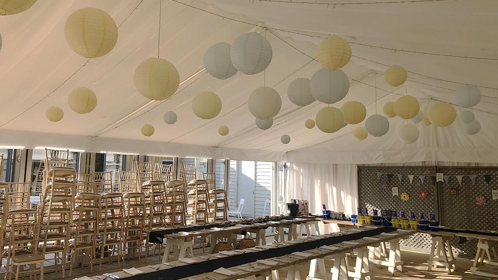 Beach Themed Lanterns at The Gallivant, Camber