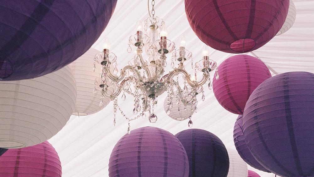 Feminine Violet and Purple Lanterns