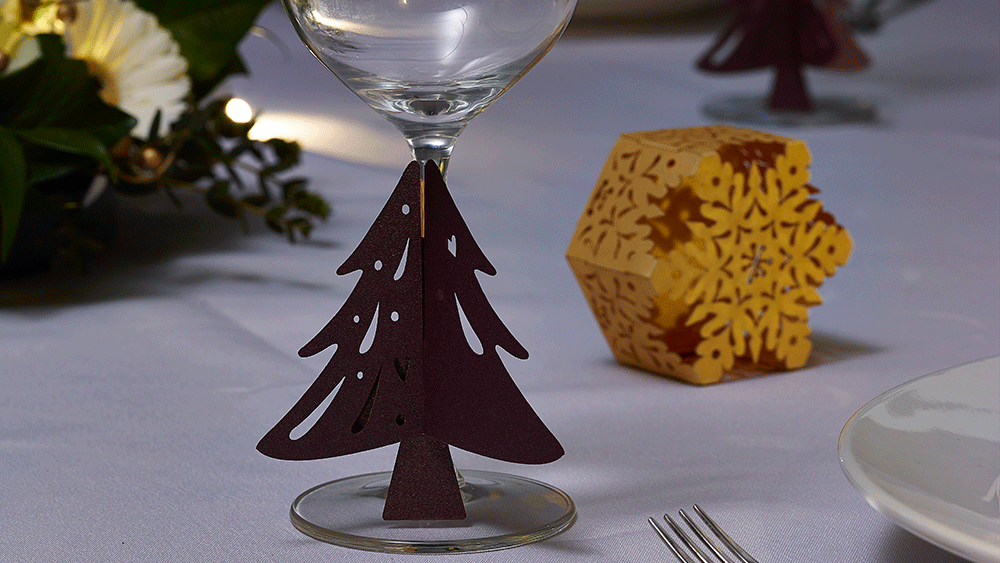 Bespoke laser cut Christmas decor