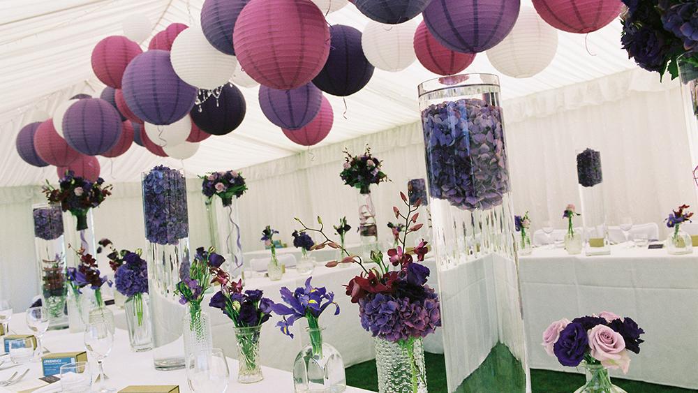 Feminine Violet and Purple Lanterns