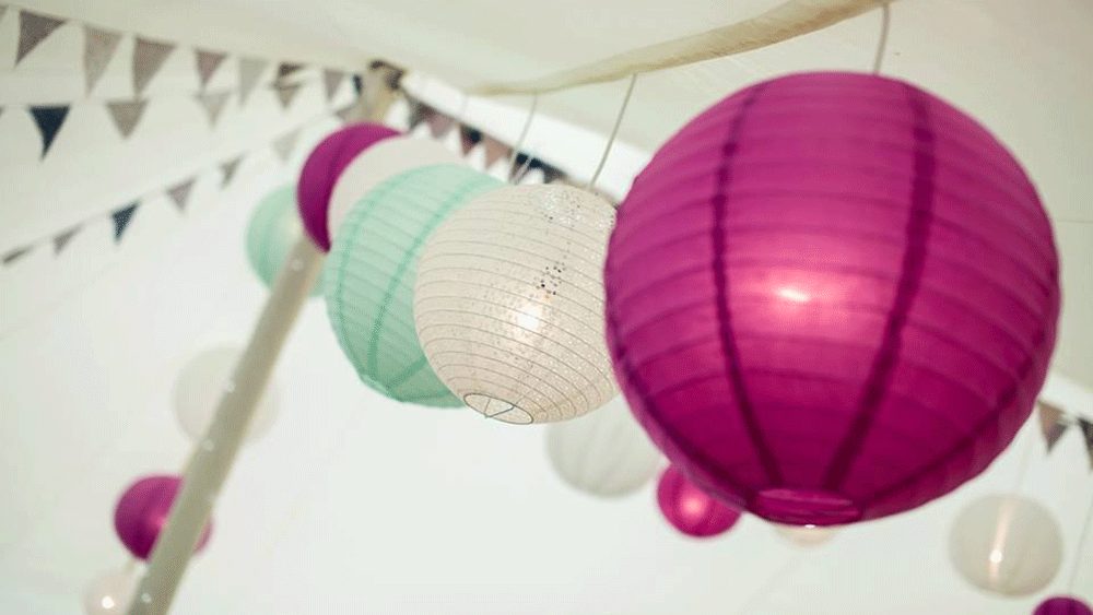 Abbas Marquees uses Regal Paper Lanterns