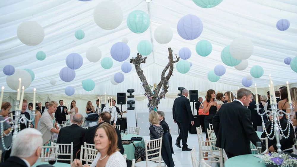 Pastel Wedding Lanterns