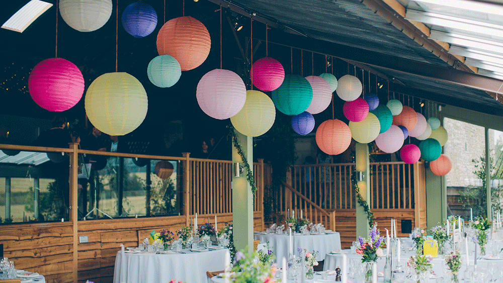 Candy and Craig's Bright Lantern Wedding