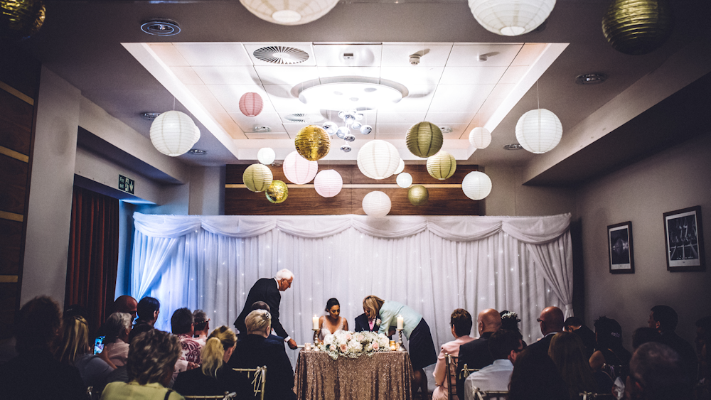 Stunning Gold Wedding Lanterns