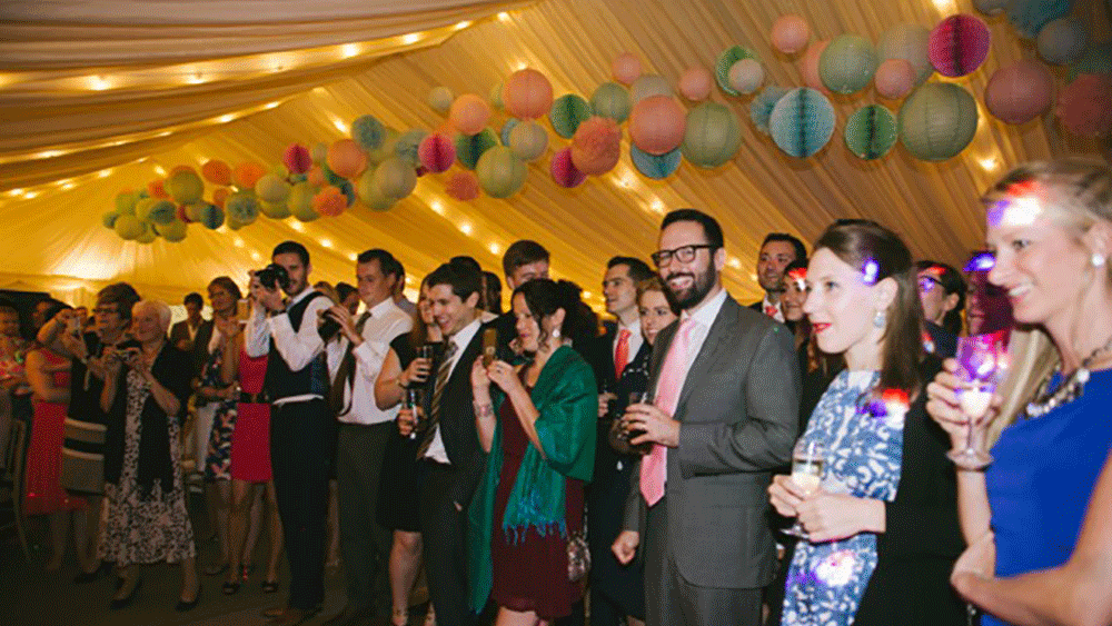 Baby Blue Round Paper Lanterns