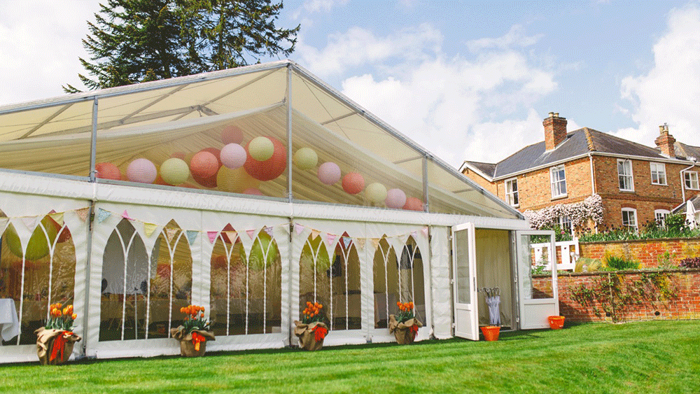 Geoff and Victorias Boho Wedding Lanterns at Rookwood House