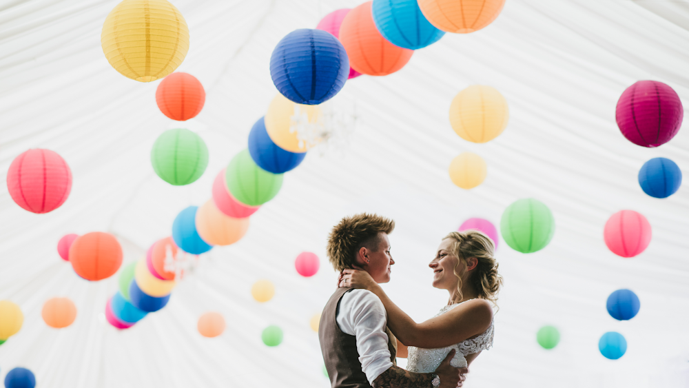 A Paper Lantern Filled Celebration of Marriage Equality