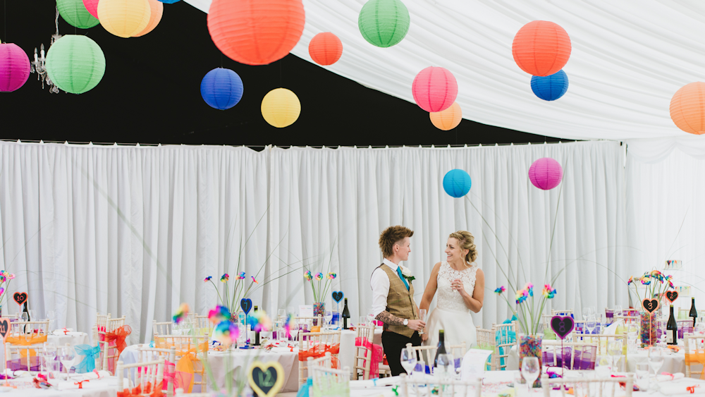 A Paper Lantern Filled Celebration of Marriage Equality