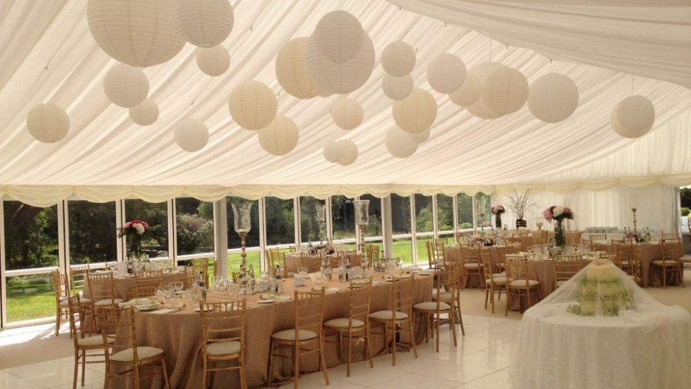 Elegant White and Ivory Lanterns