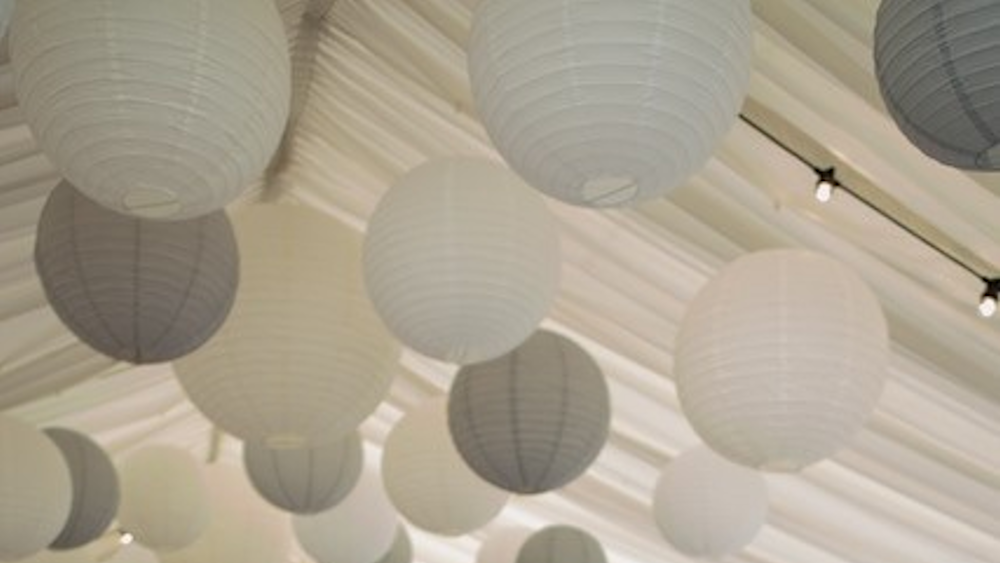 Dove Grey Marquee Lanterns