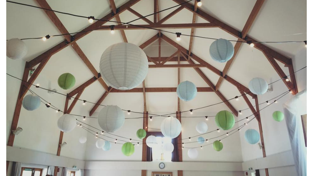 High Hurstwood Village Hall Lanterns and Festoons